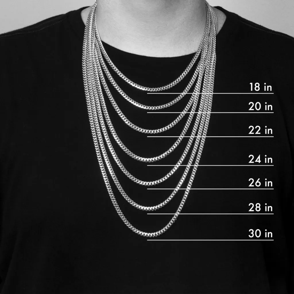 10K WHITE GOLD 5MM ROPE CHAIN