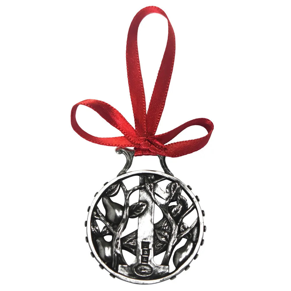 1st Day Of Christmas Tree Pewter Ornament Bauble Decoration