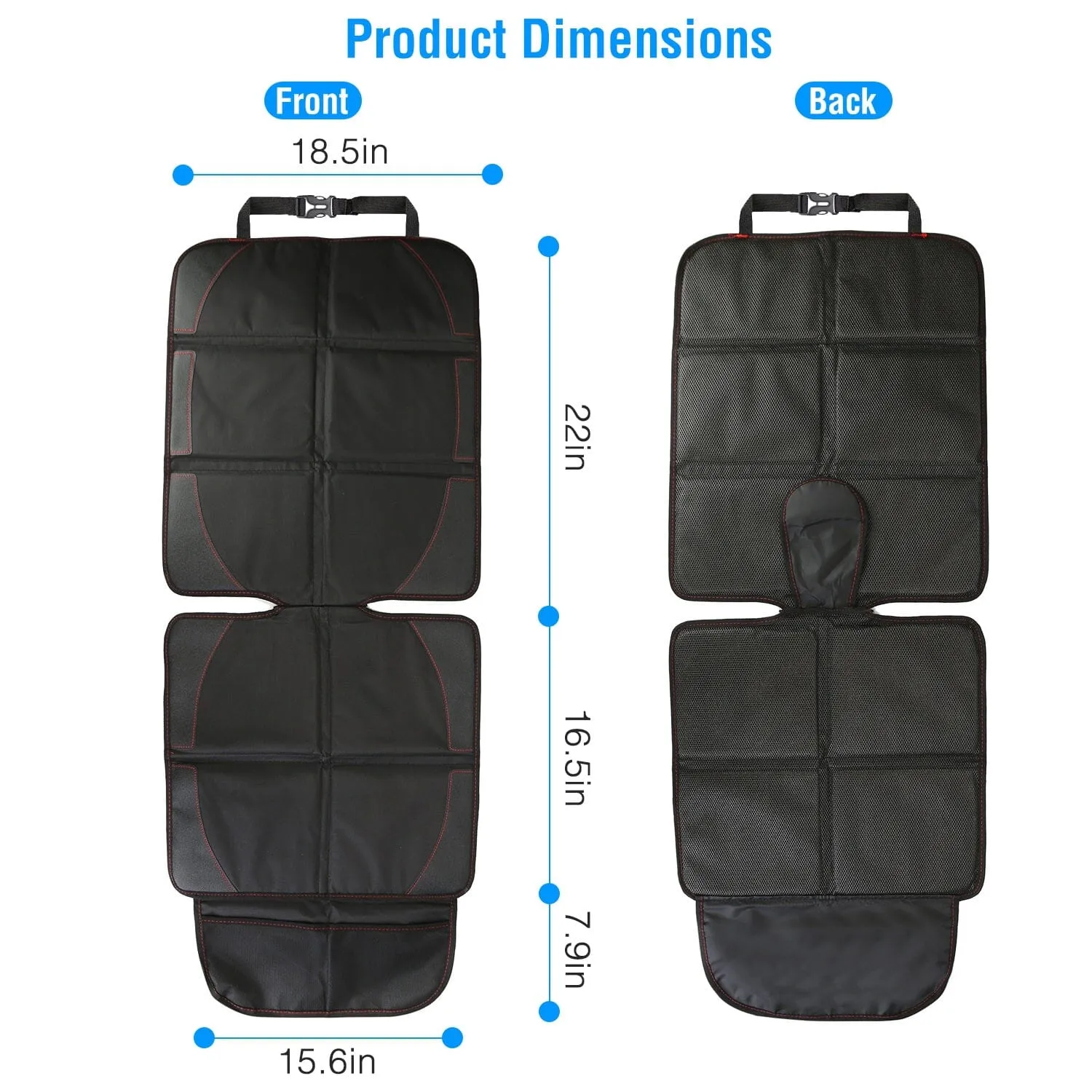 2-Pack: Car Seat Protector Cushion Mat Pad