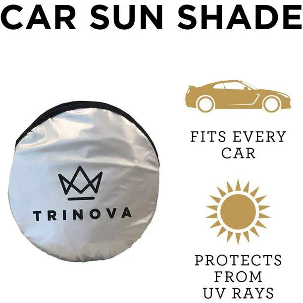 2-Pack: TriNova Car Sun Shade Windshield