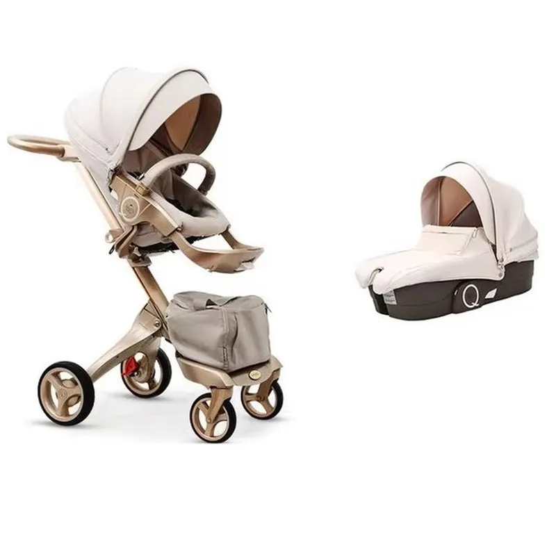 3 in 1 Baby Buggy Foldable Baby Carriage/High Landscape Baby Stroller Toys