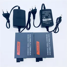 3Pairs Htb-Gs-03 Gigabit Fiber Optical Media Converter 10/100/1000Mbps Single Mode Single Fiber Sc P