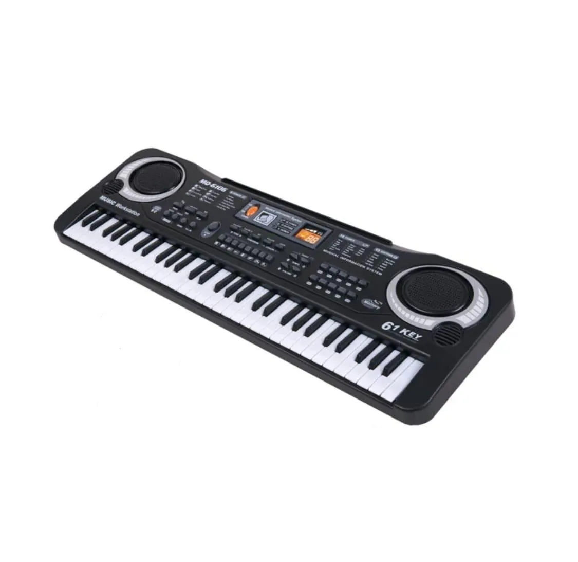 61 keys electric piano keyboard with microphone