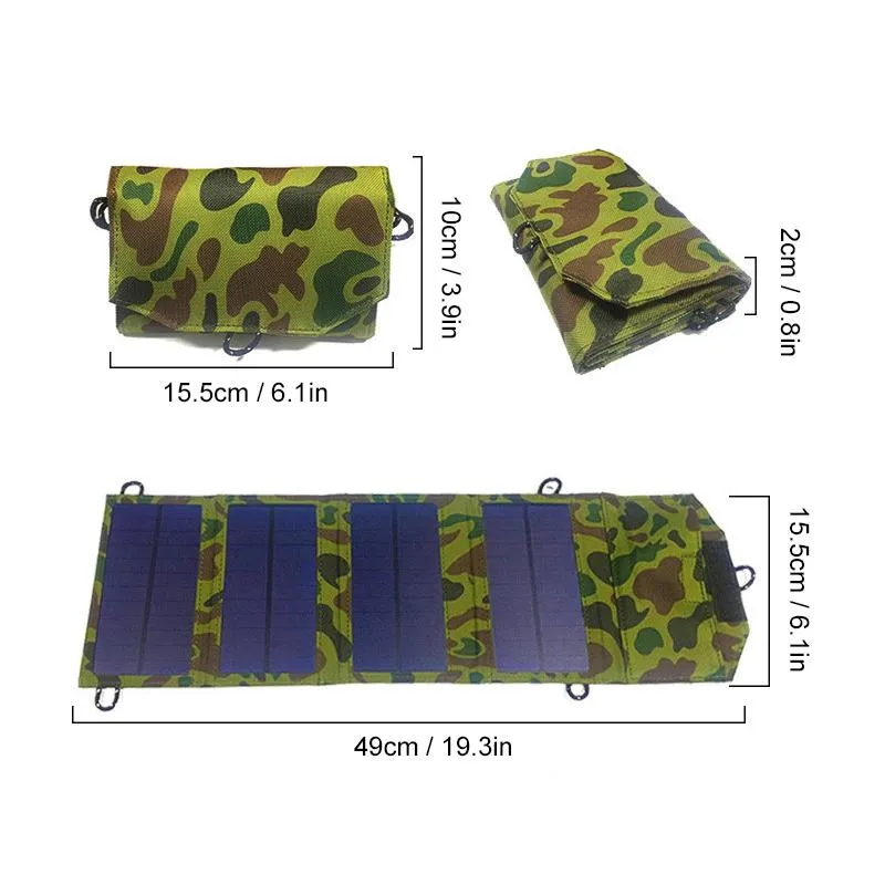 8W Portable Solar Panel Charger