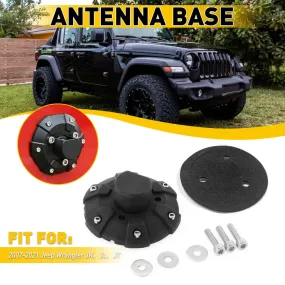 ABS Antenna Base Cover Trim Replacement for 2007-2021 Jeep Wrangler JK/JL/JT