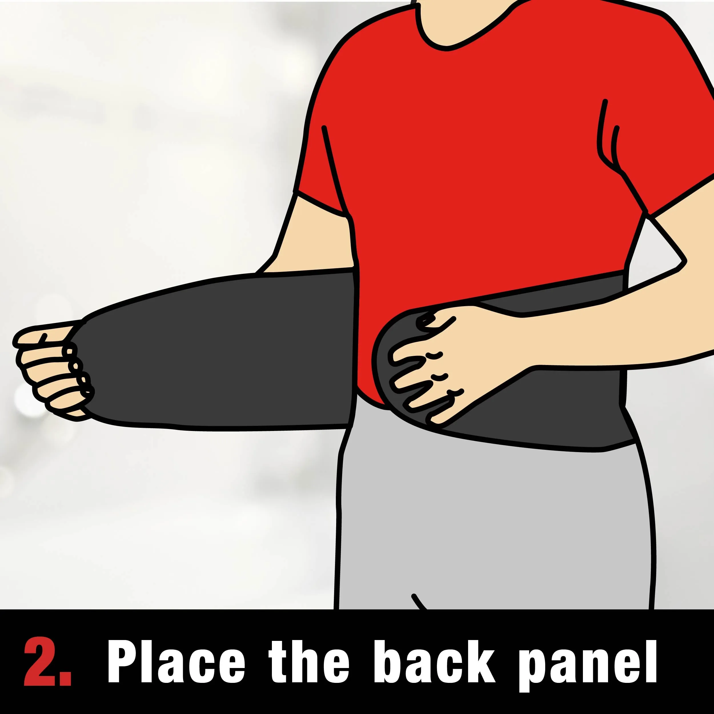 Ace Adjustable Sport Deluxe Back Stabilizer with Lumbar Support