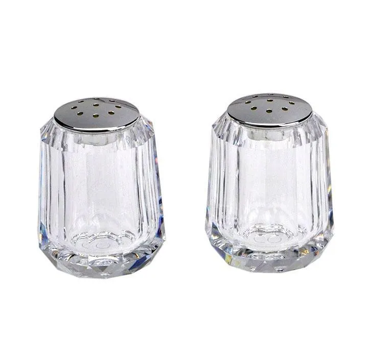 Acrylic Salt And Pepper Shaker Set