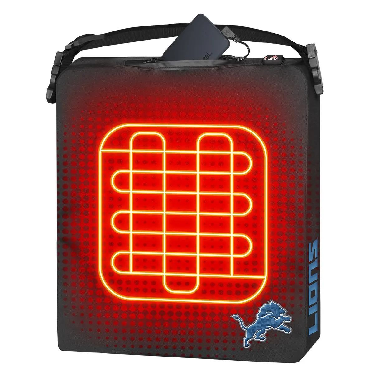 ActionHeat Detroit Lions 5V Battery Heated Seat Cushion