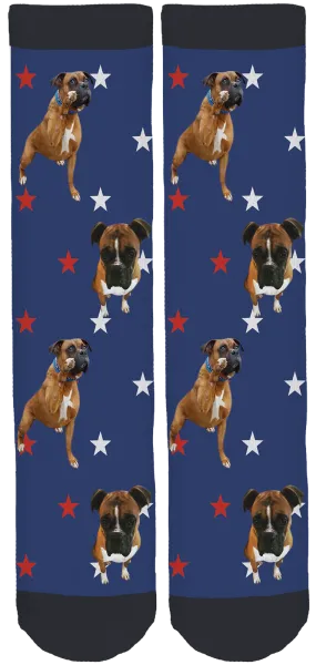 Adopt A Boxer Rescue Crew Socks