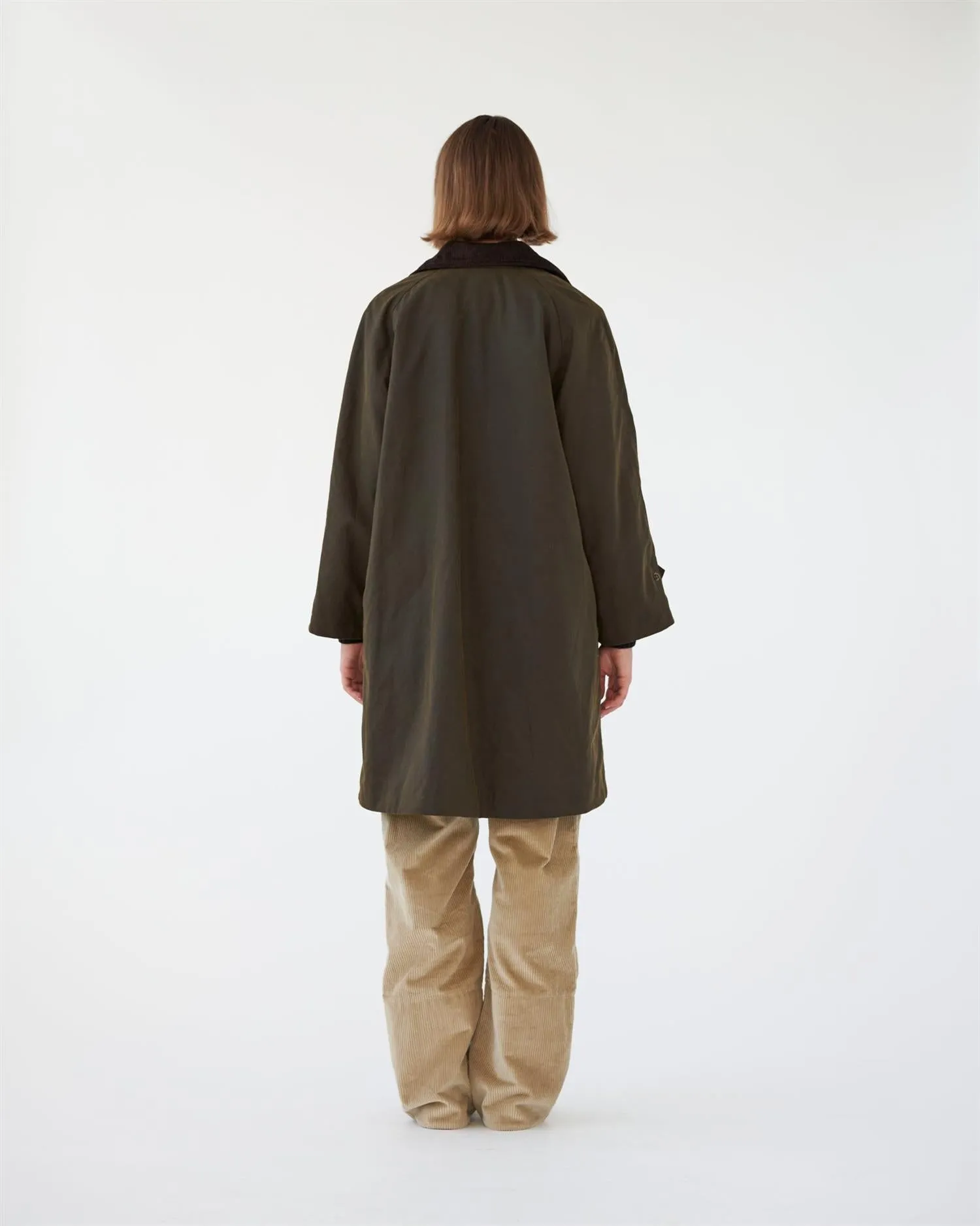 AF Agger - Oilskin Long Coat - Dark Green/Brown