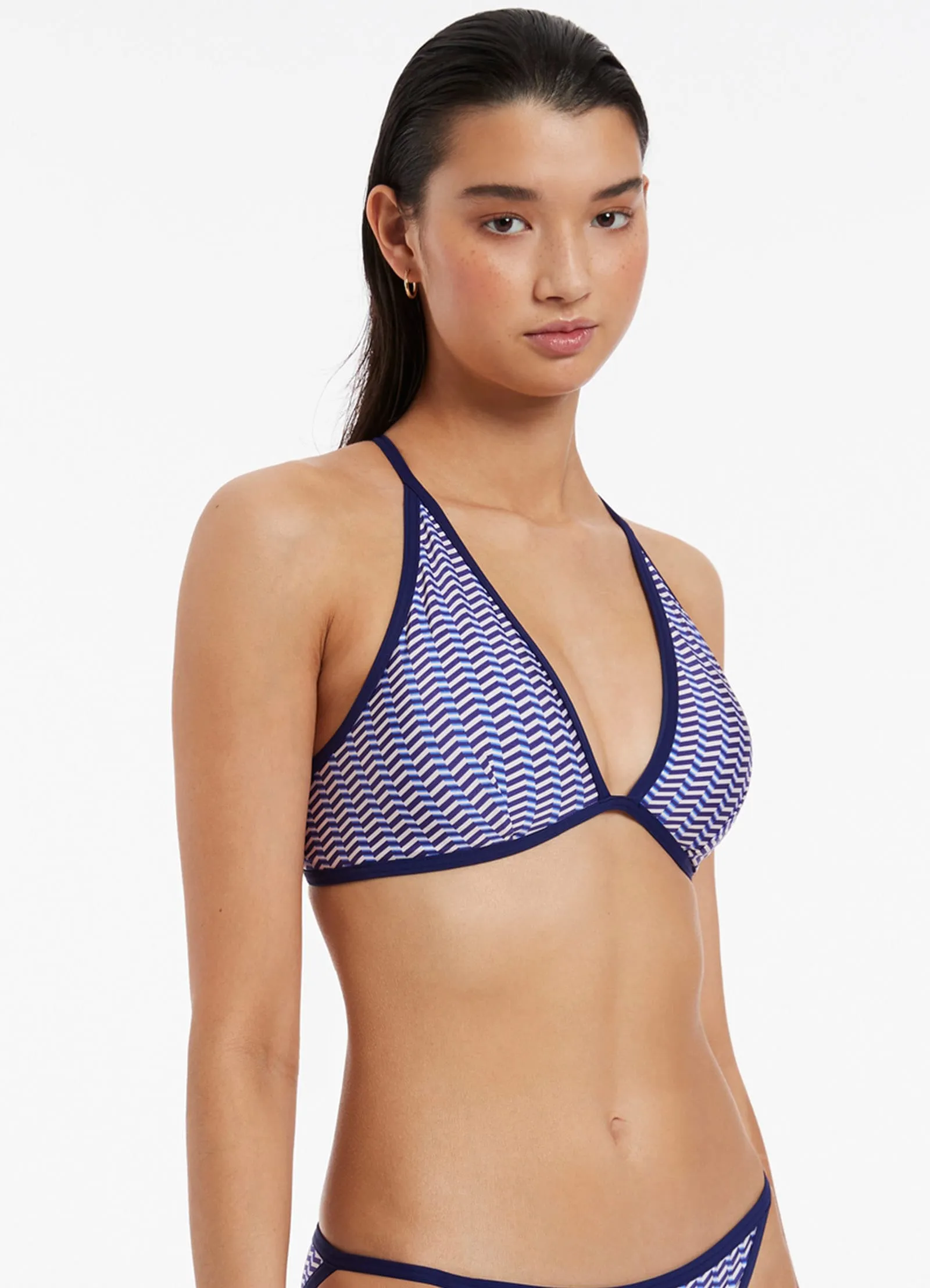 Amoudi Soft Triangle Bikini Top - Sapphire