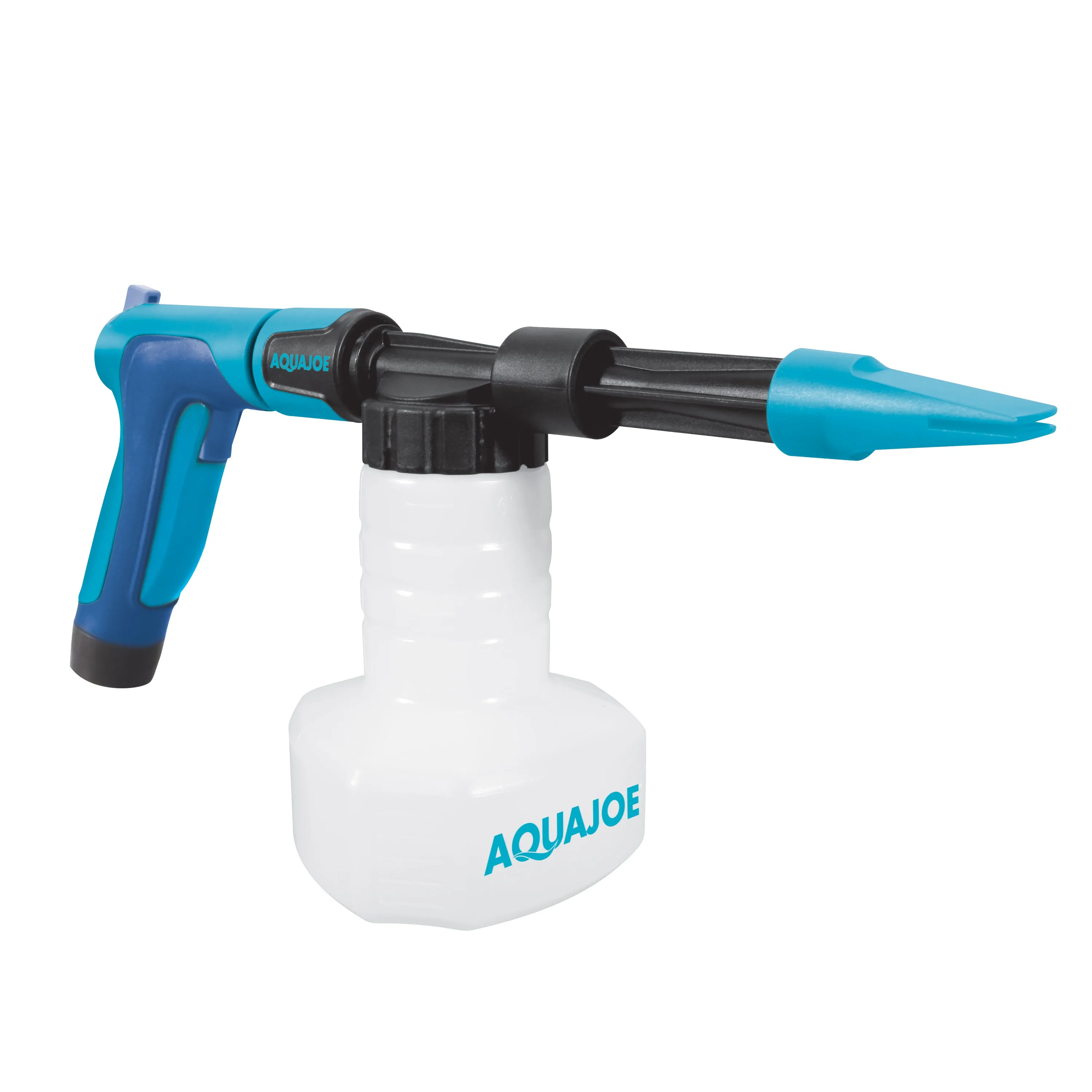 Aqua Joe AJ-SPXN 2-in-1 Hose-Powered Adjustable Foam Cannon Spray Gun Blaster with Spray Wash Quick-Connect to Any Garden Hose