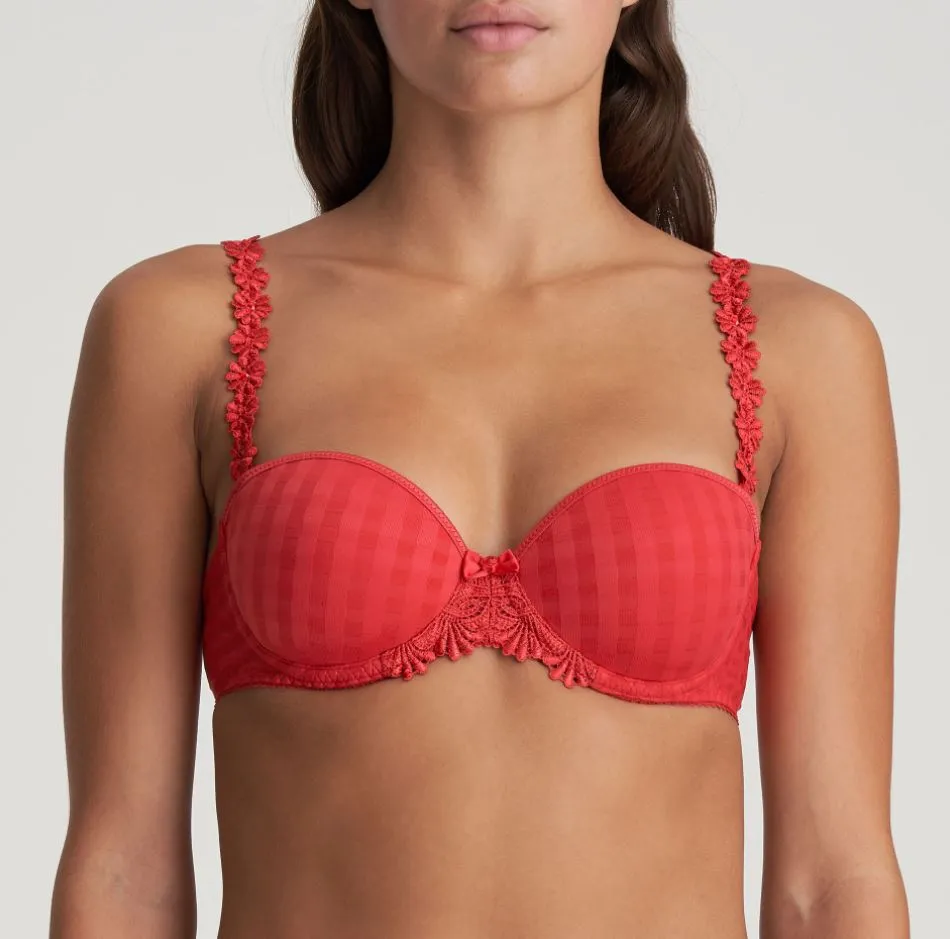 Avero STRAPLESS Formed Cup Bra (Scarlet) B-E