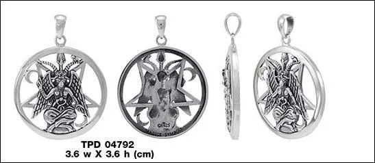 Baphomet Pentacle Pendant TPD4792