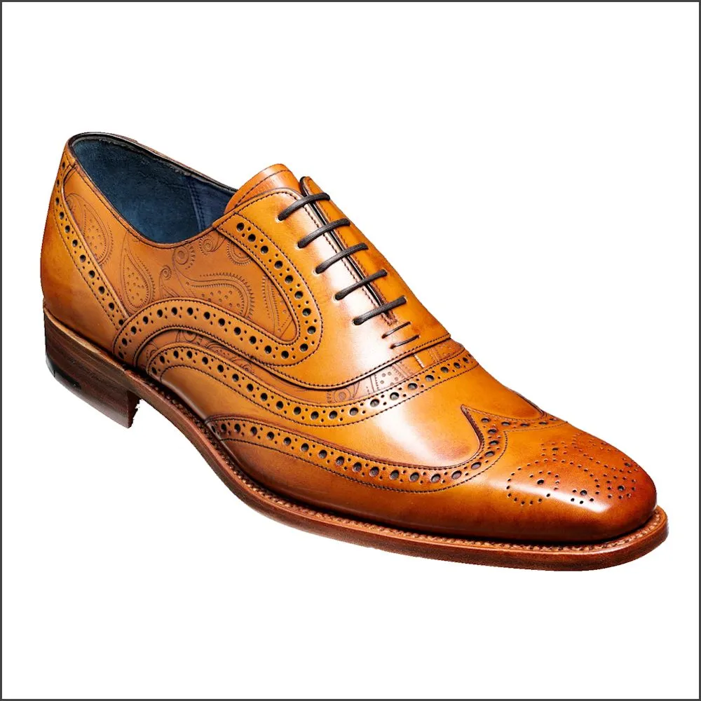 Barker McClean Cedar Calf/Paisley  