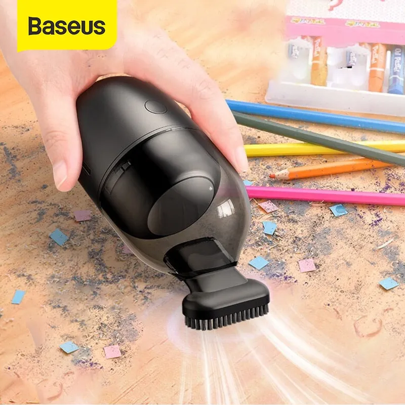 Baseus Mini Car Vacuum Cleaner Portable Wireless Handheld Vacuum Cleaner For Home Desktop Cleaning Cordless Auto Vaccum Cleaner