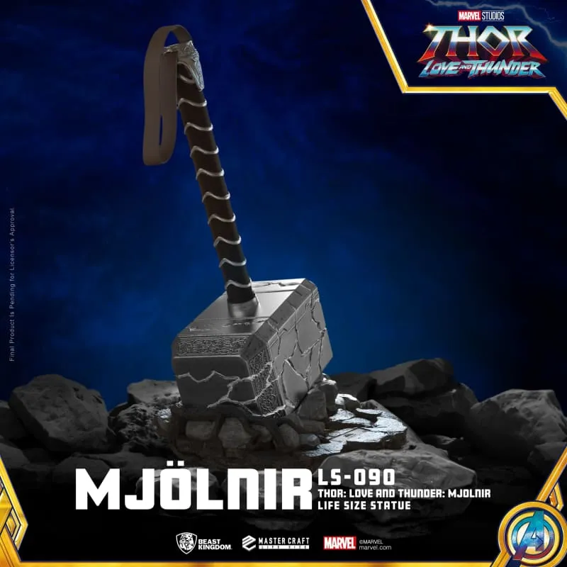 Beast Kingdom LS-090 Marvel Thor : Love and Thunder Mjolnir Life Size Statue