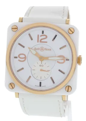 Bell & Ross Aviaton BRS-98-WCR White Ceramic & Gold