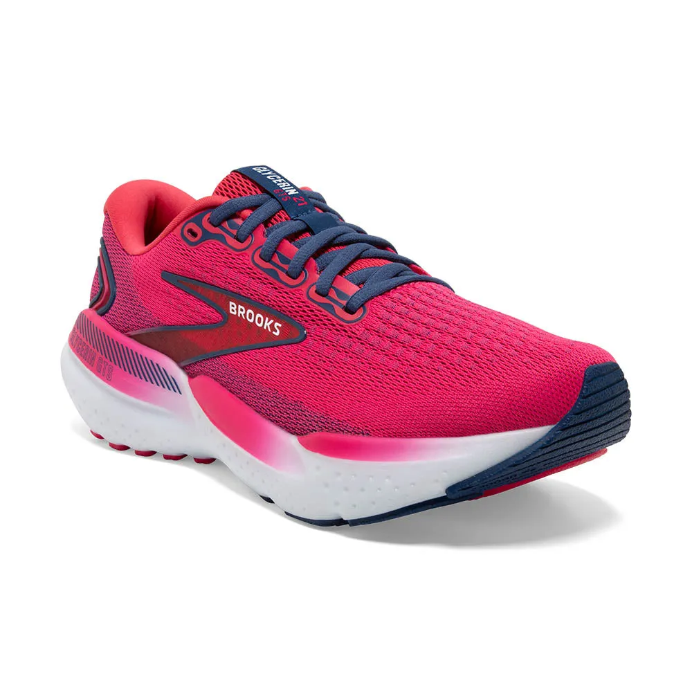 Brooks Glycerin GTS 21 (Womens) - Raspberry/Estate Blue