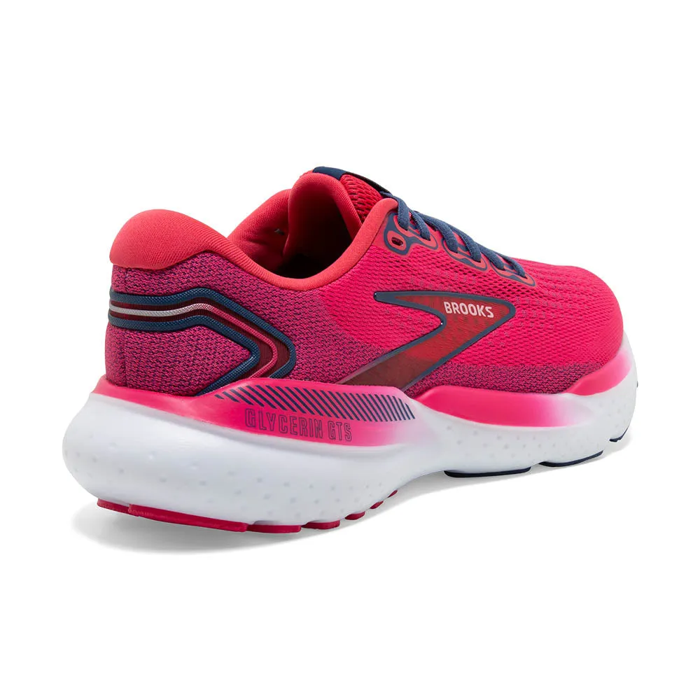 Brooks Glycerin GTS 21 (Womens) - Raspberry/Estate Blue