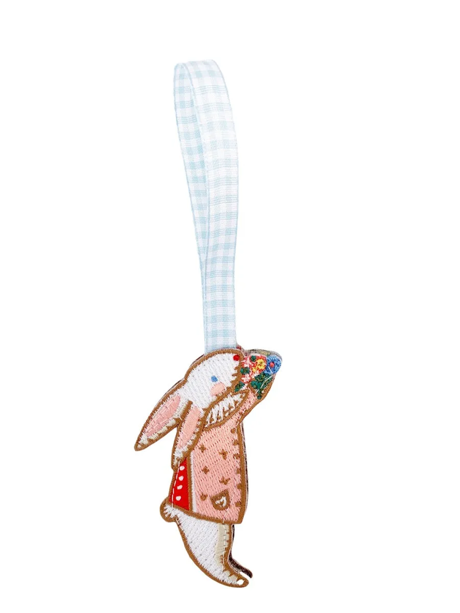 Bunny Embroidered Ornament