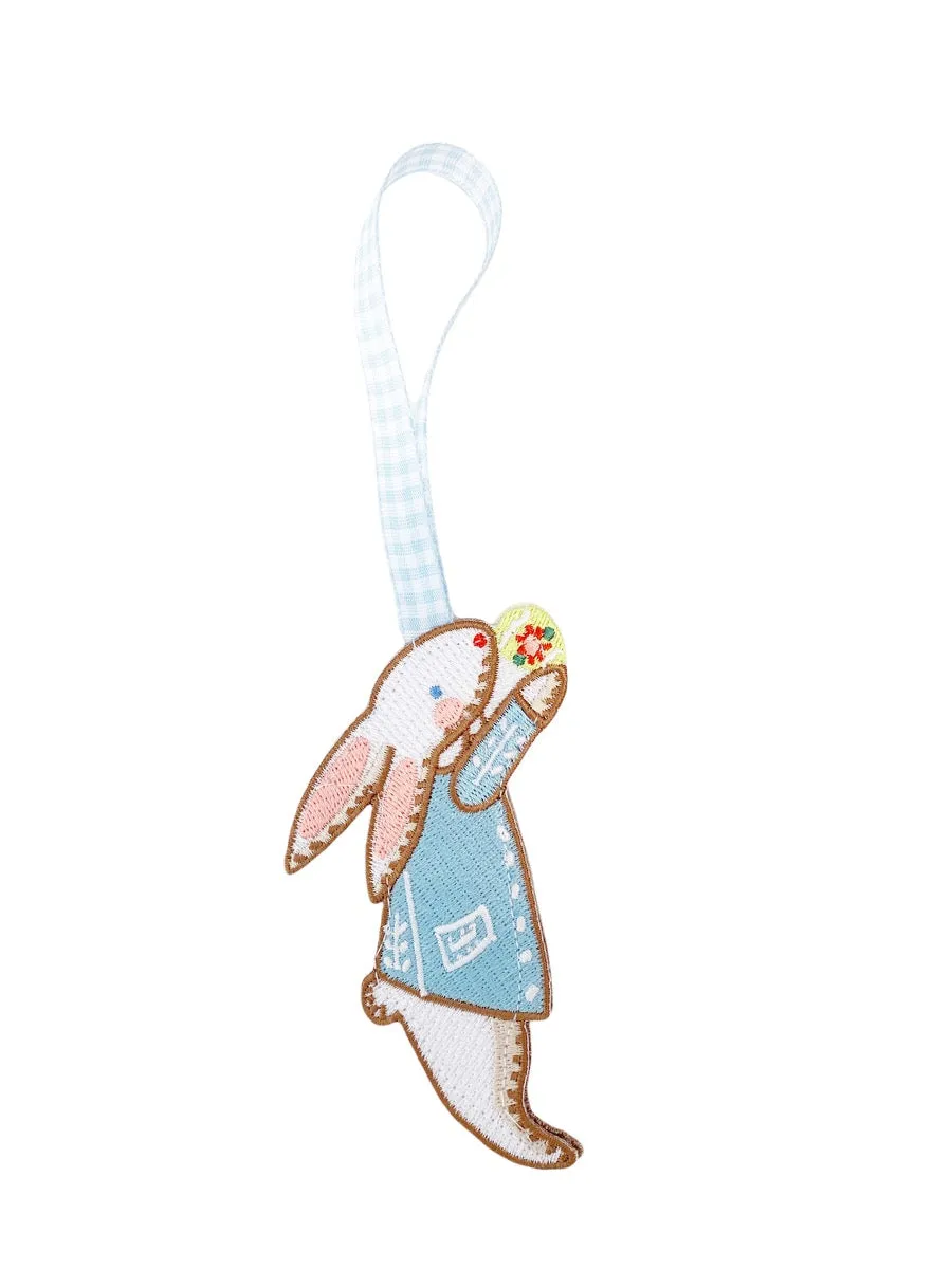 Bunny Embroidered Ornament