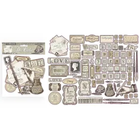 Calligraphy Chipboard Die-Cuts