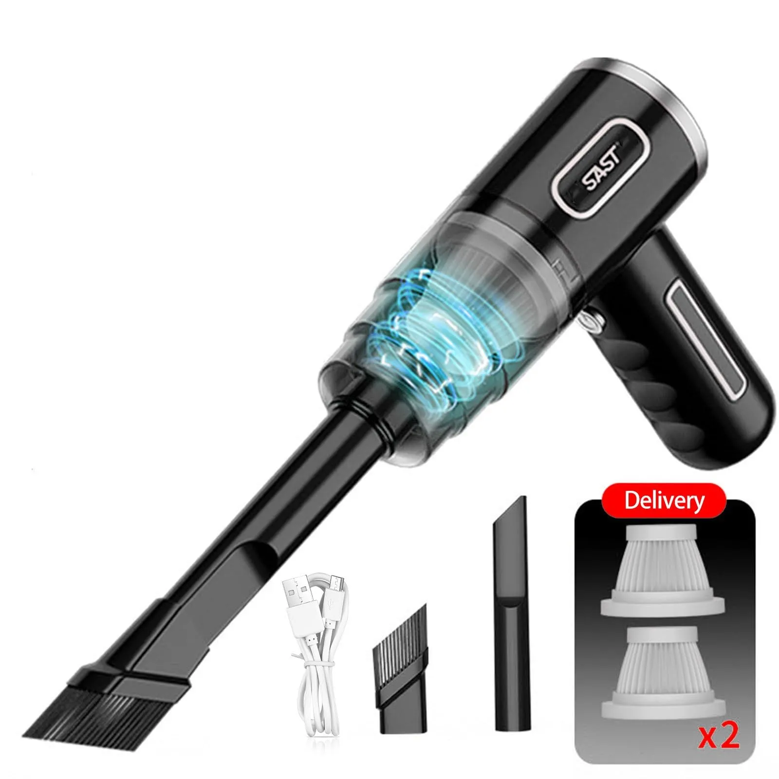 Car Vacuum Cleaner, Car Vacuum Portable C-cordless