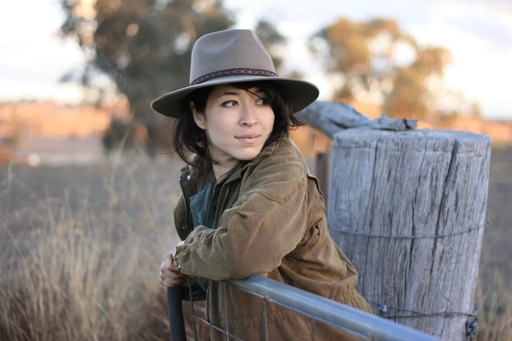 Clancy Wool Felt Hat In Taupe