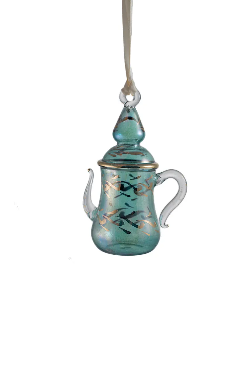 Coffeepot Ornament Green