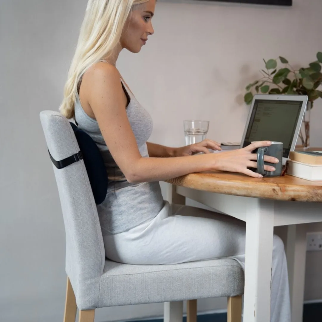 Compact Office Backrest - Adjustable Strap