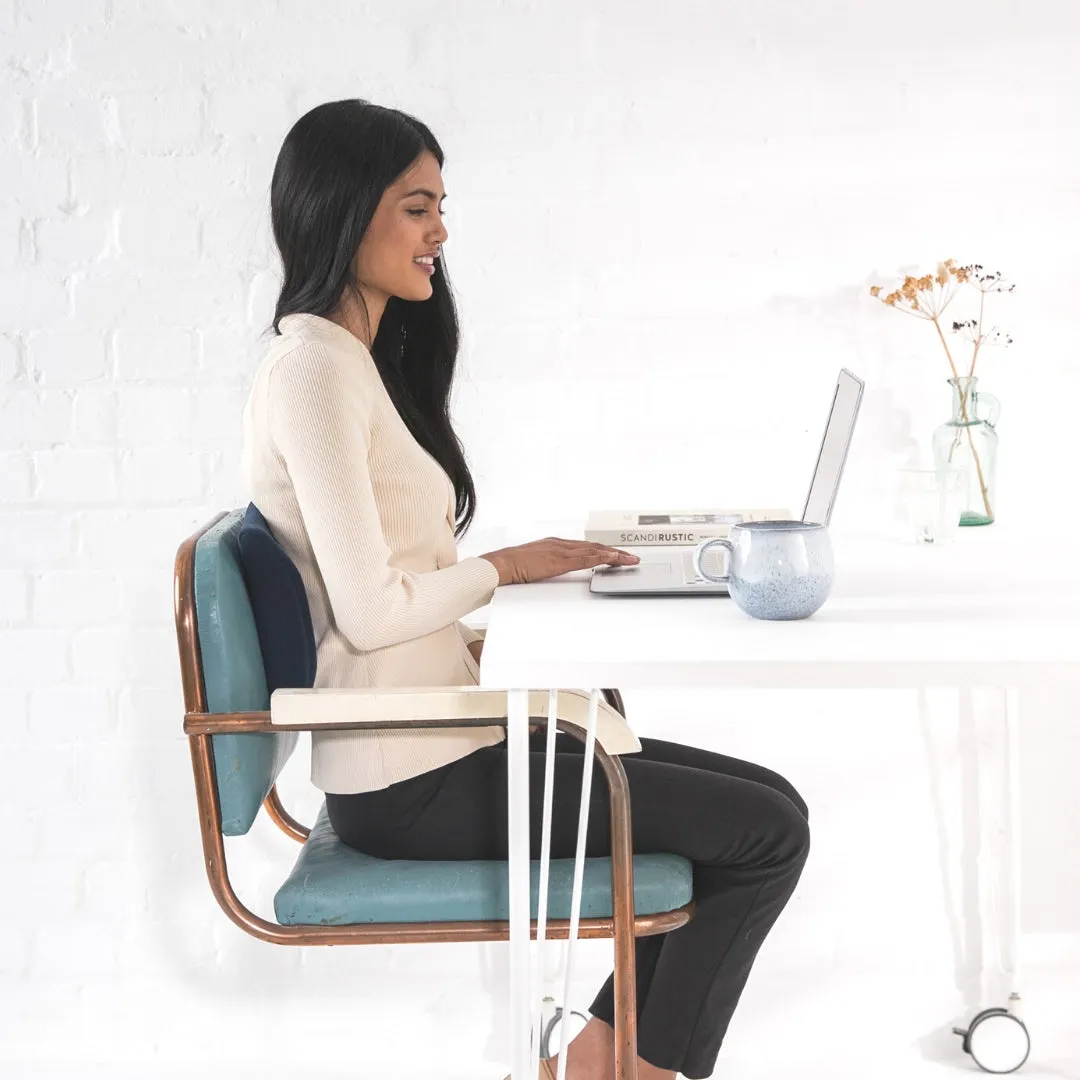 Compact Office Backrest - Adjustable Strap