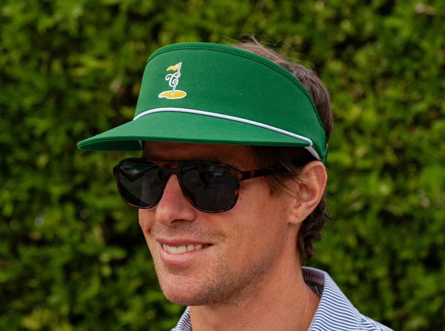 Criquet x Imperial Tour Rope Visor - 19th Pin Position - Green