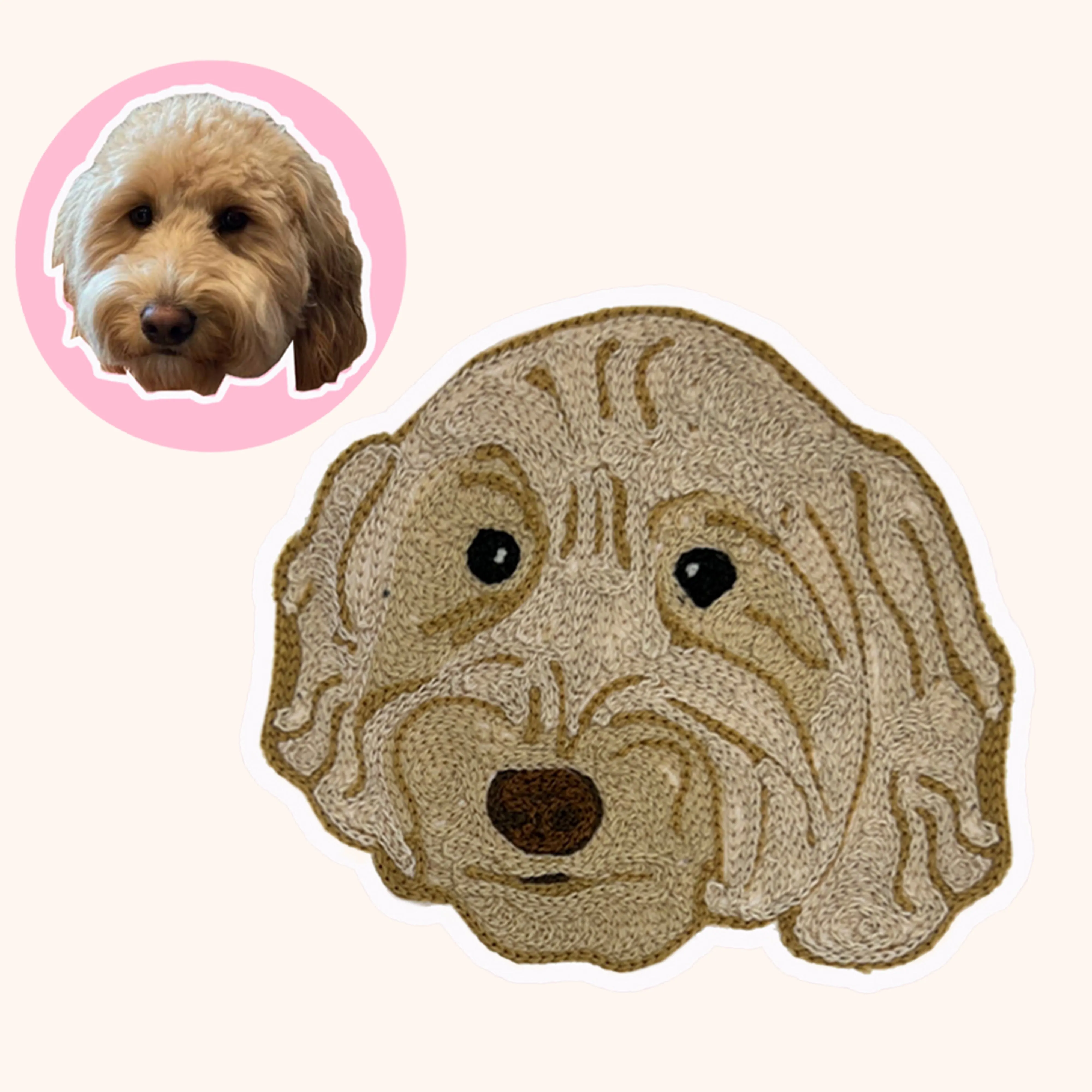 Custom Pet Patch Portrait