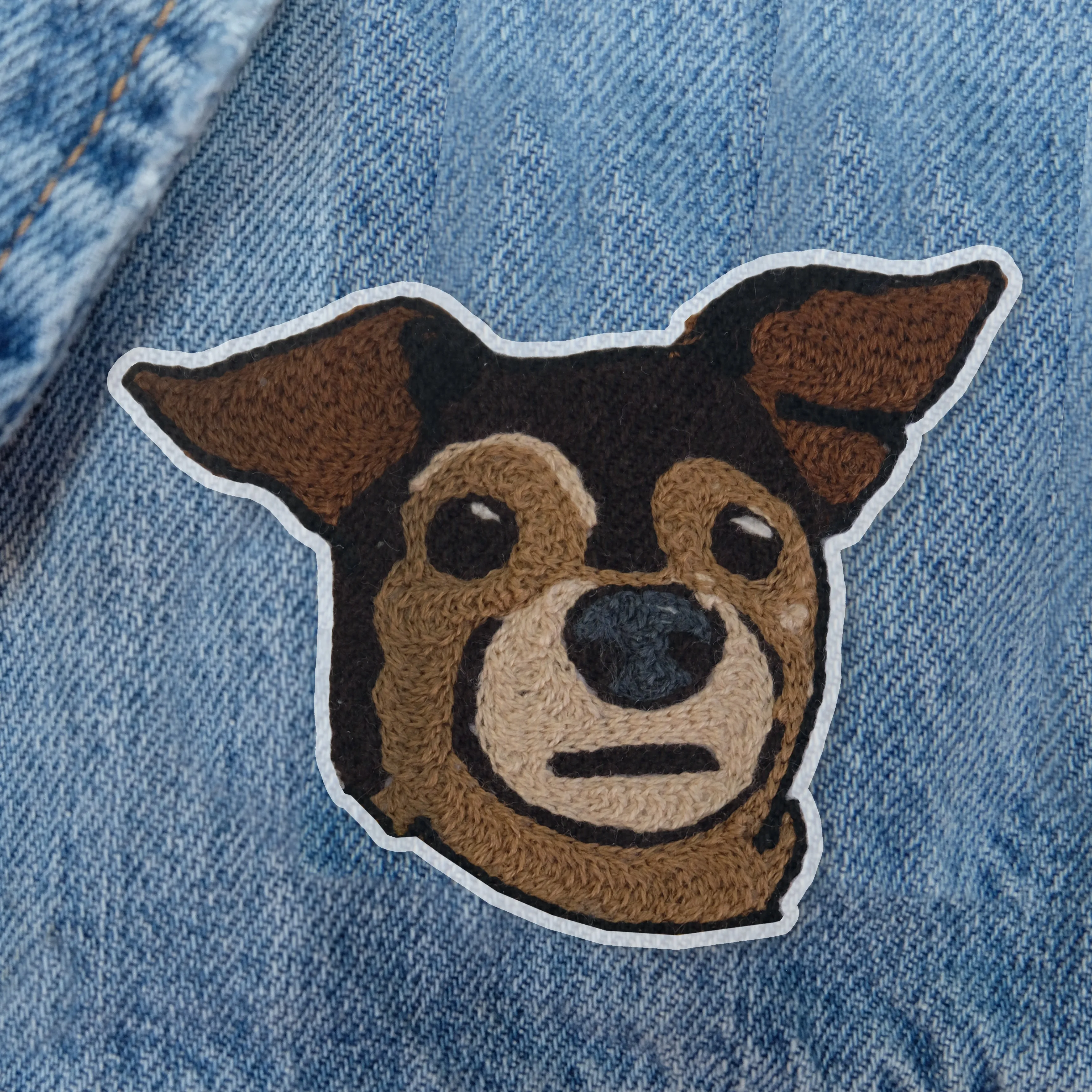 Custom Pet Patch Portrait