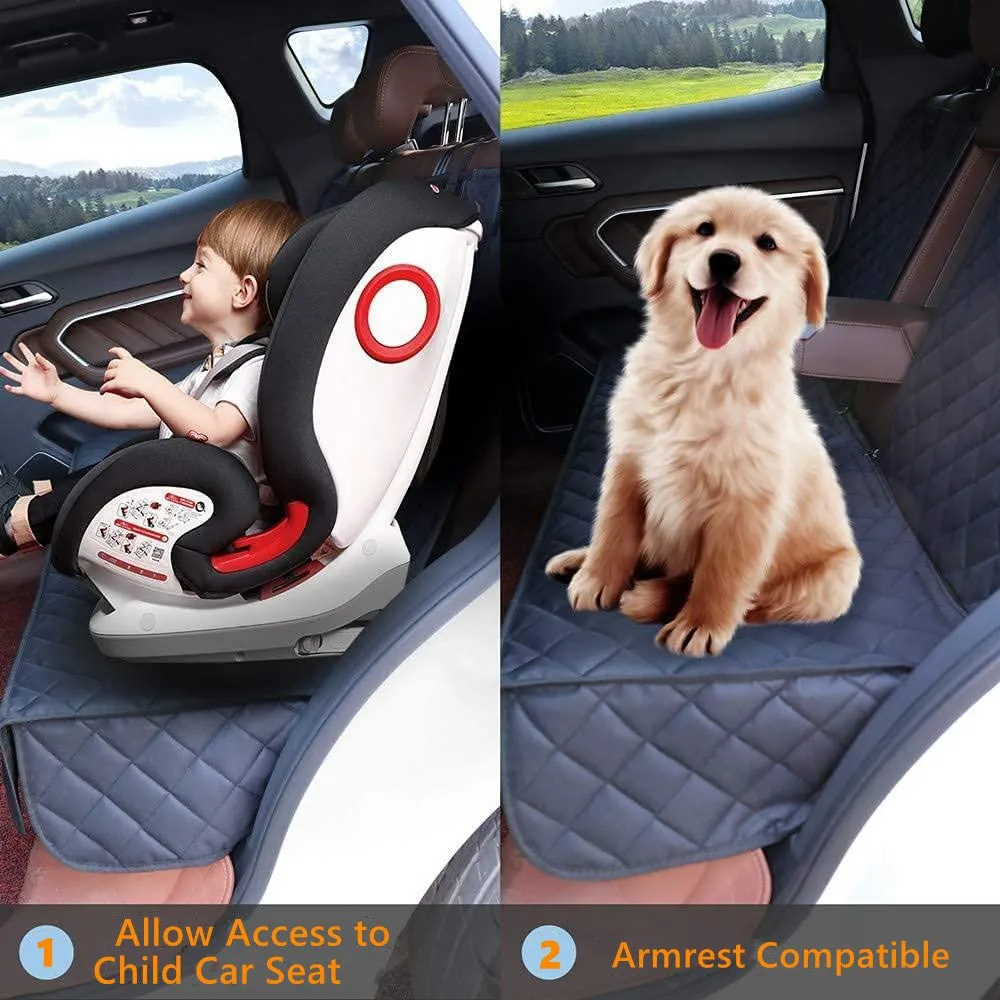 Dog Seat Cover With Double Zipper for Model 3/Y/S/X/Cybertruck