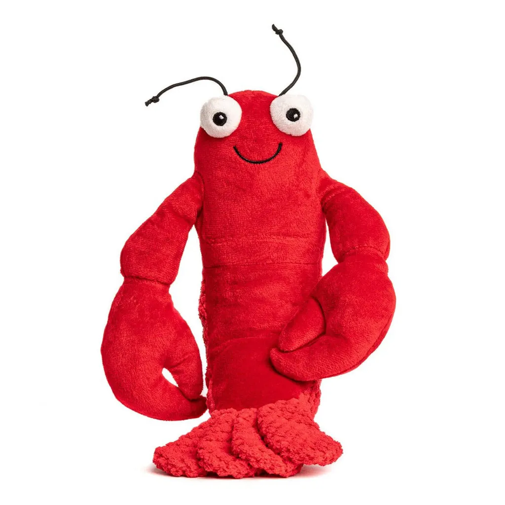 Floppy Lobster Plush Dog Toy