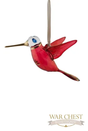 Glass Hummingbird Red