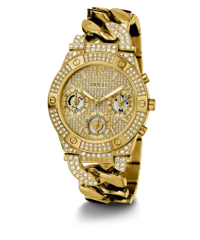 GUESS Ladies Gold Tone Multi-function Watch