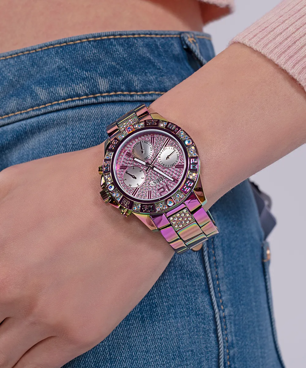 GUESS Ladies Iridescent Multi-function Watch