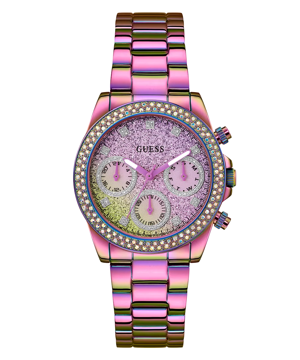 GUESS Ladies Iridescent Multi-function Watch