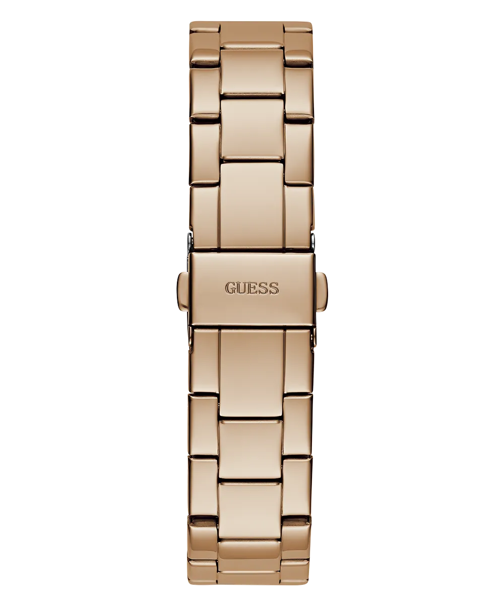 GUESS Ladies Rose Gold Tone Multi-function Watch