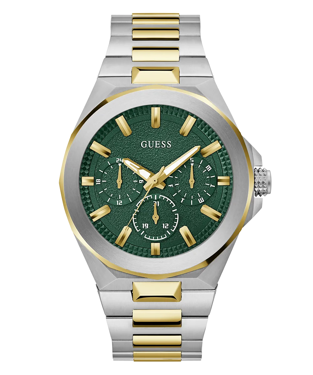 GUESS Mens 2-Tone Multi-function Watch