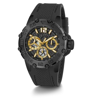 GUESS Mens Black Multi-function Watch