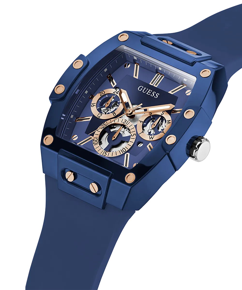 GUESS Mens Blue Multi-function Watch