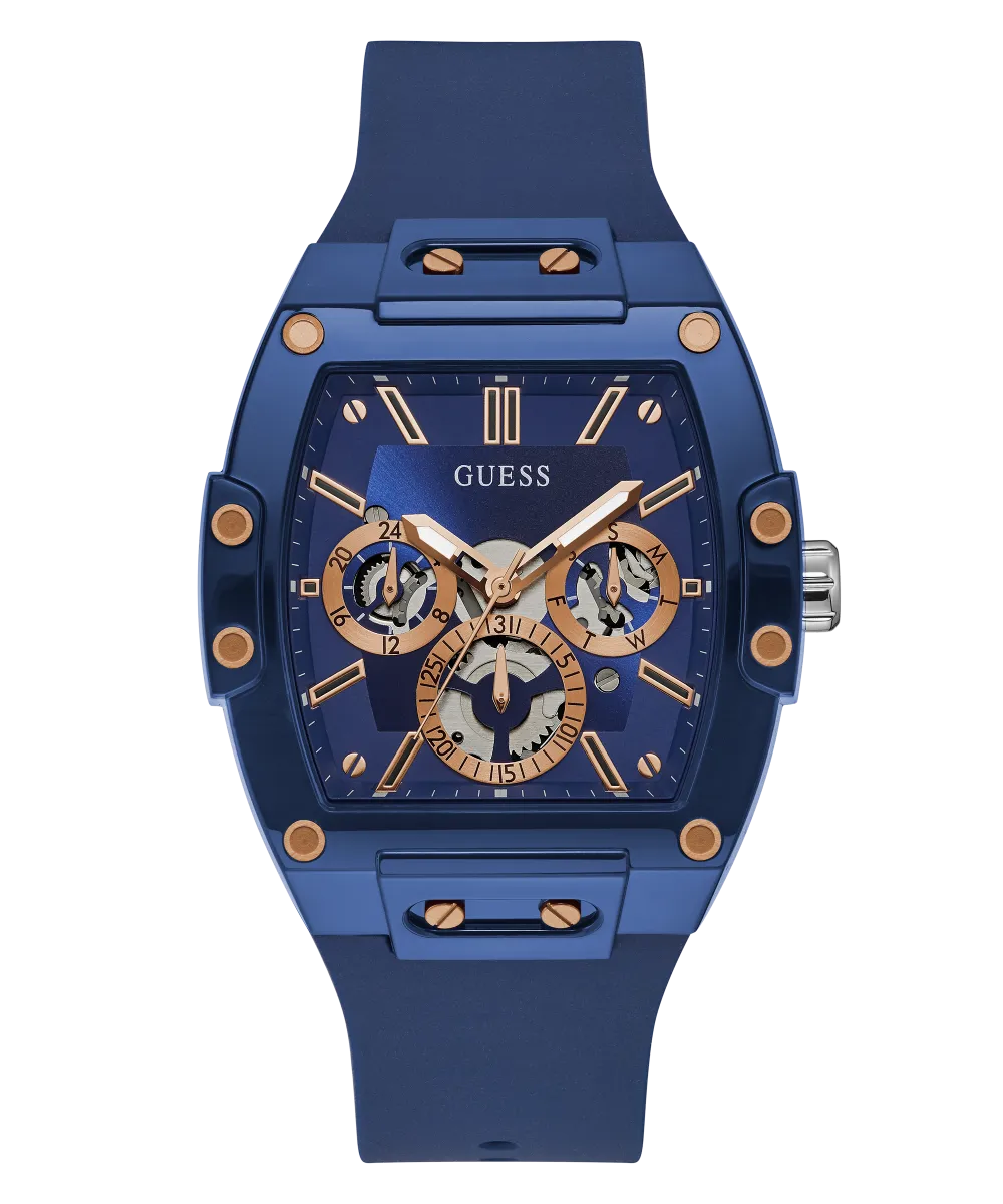 GUESS Mens Blue Multi-function Watch