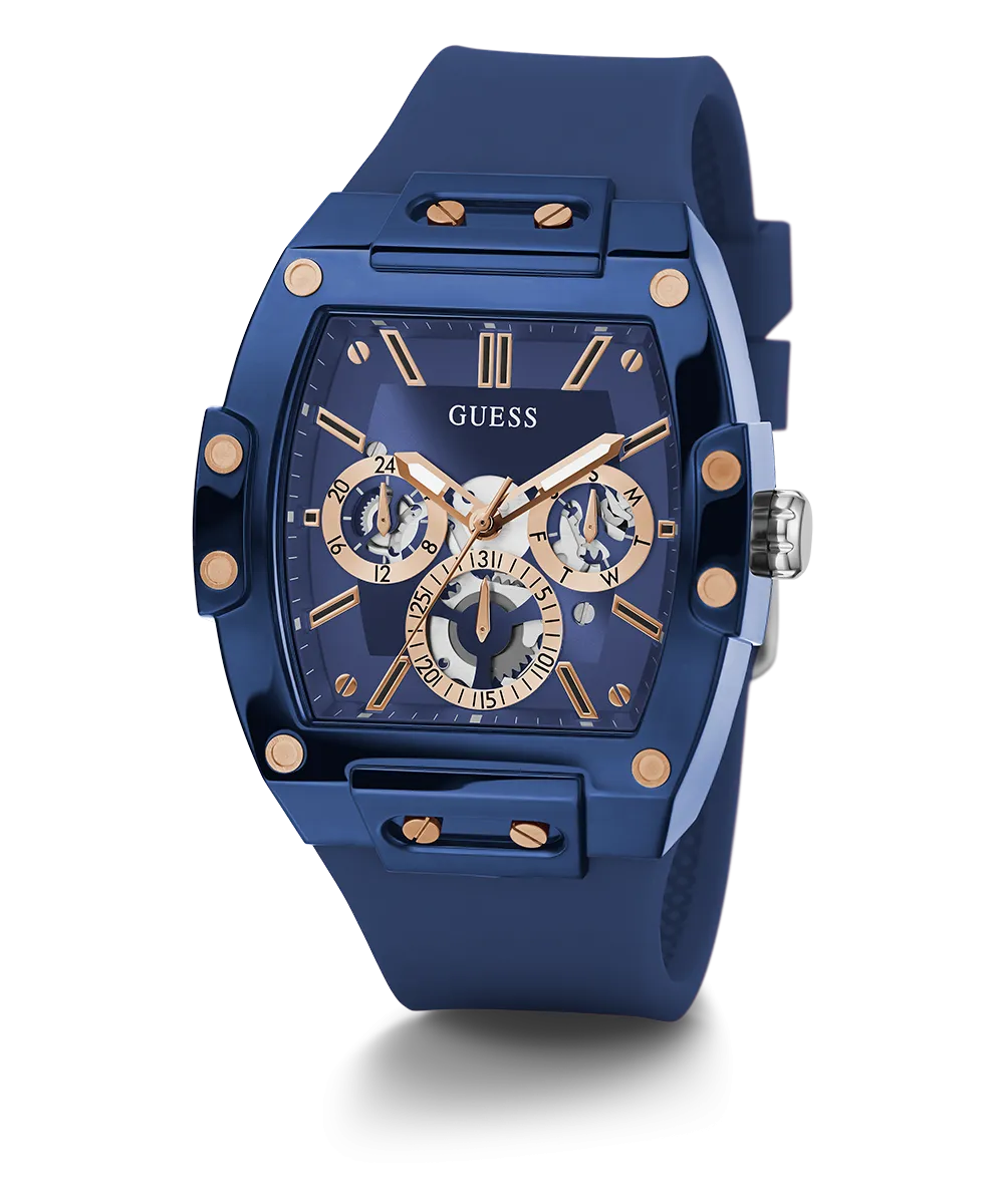 GUESS Mens Blue Multi-function Watch