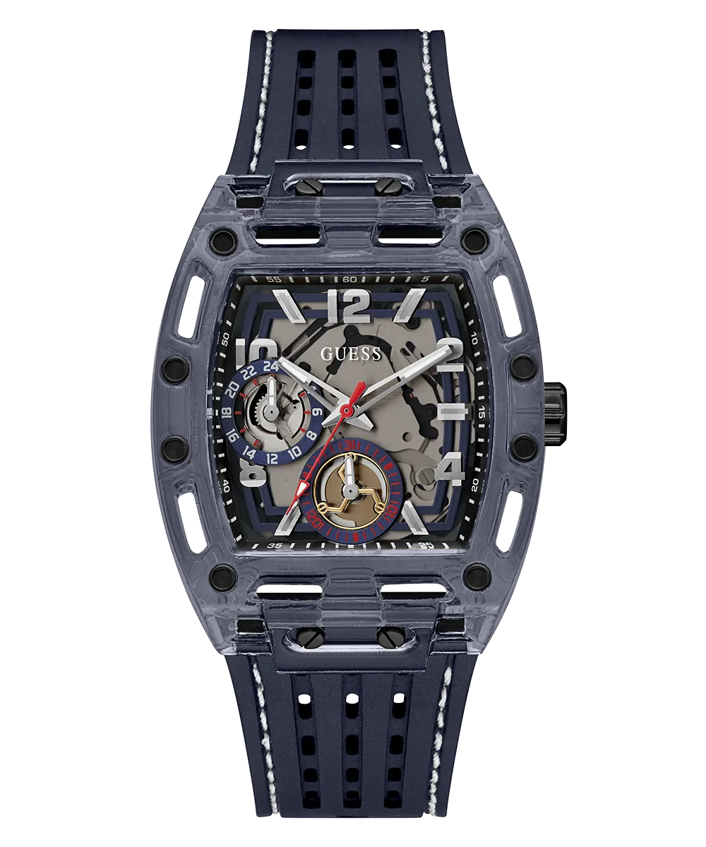 GUESS Mens Blue Navy Multi-function Watch