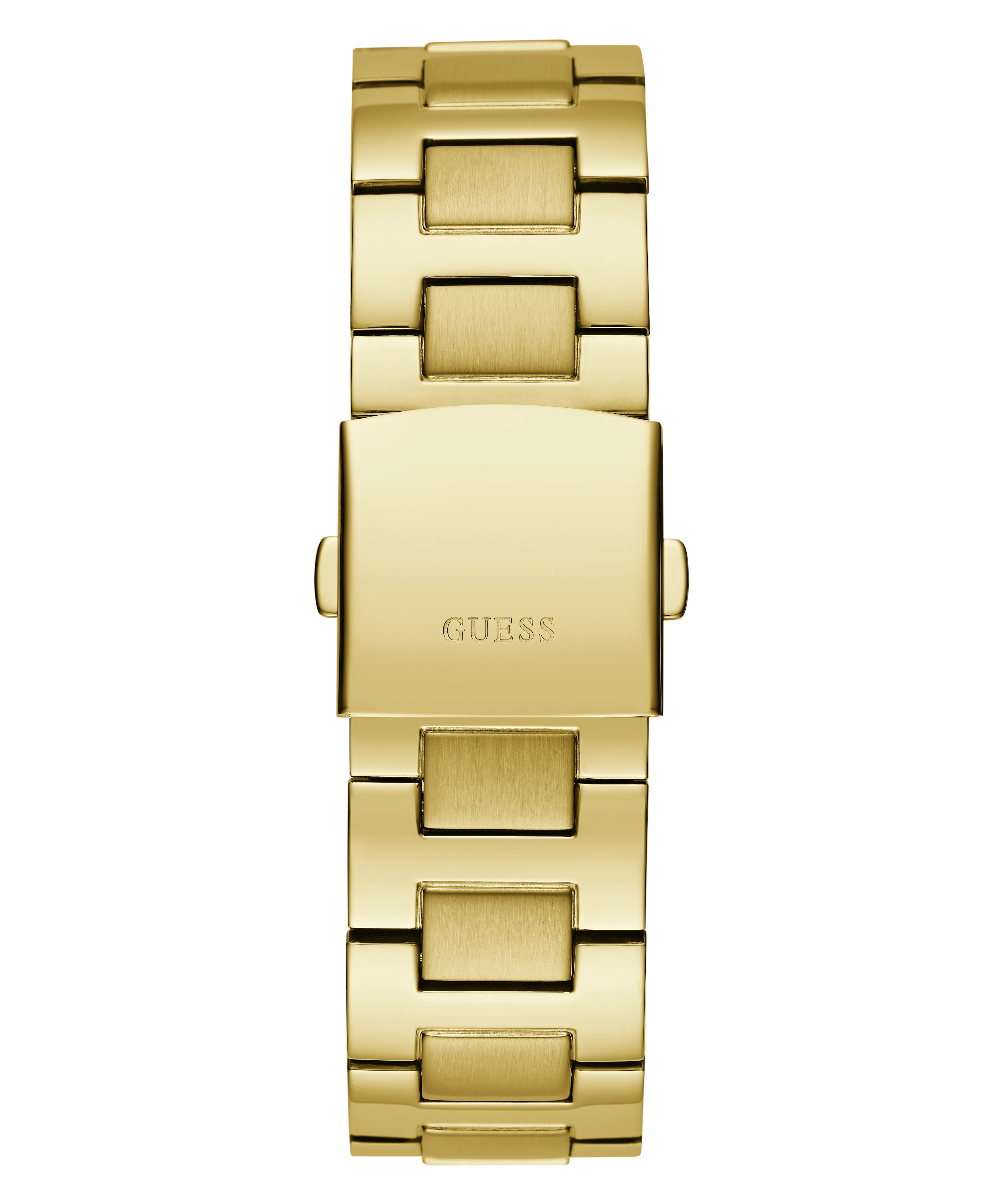 GUESS Mens Gold Tone Multi-function Watch