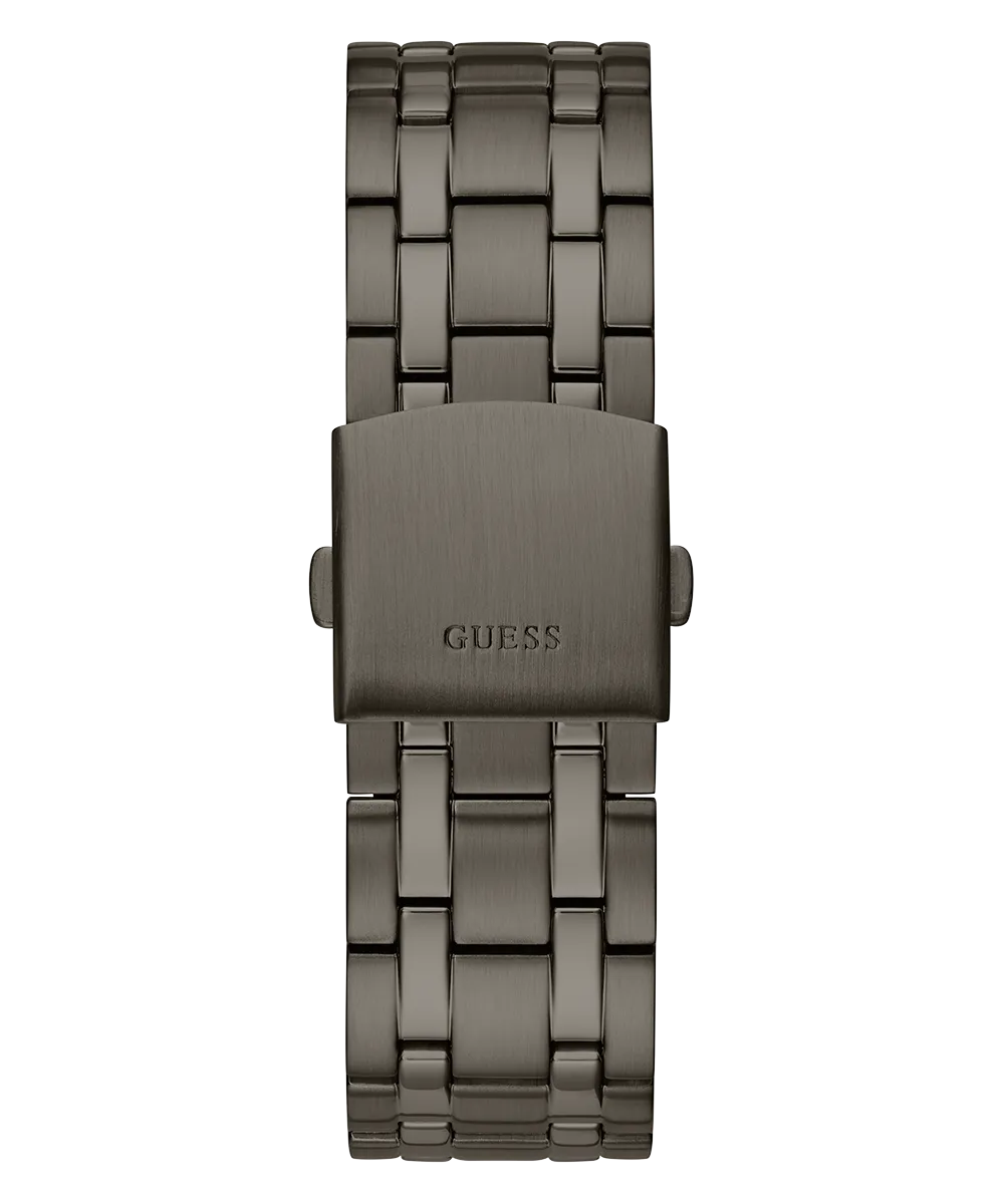 GUESS Mens Gunmetal Multi-function Watch